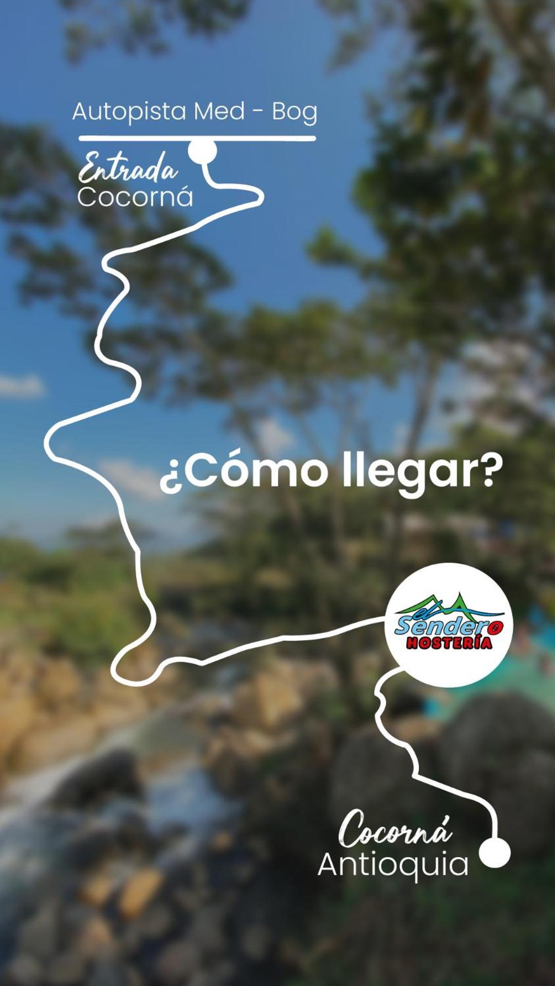 Hosteria El Sendero - Cocorná Dış mekan fotoğraf